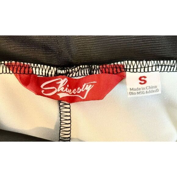 NWOT Shinesty The Deck Yourselves Mistletoe Christmas Wide Leg Jumpsuit Small - Picture 6 of 15